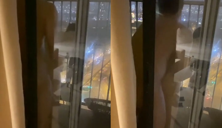 เพื่อนร่วมห้องของฉันถ่ายวิดีโอฉันและแฟนของฉันทำกิจกรรมรักบนระเบียงอย่างลับ ๆ