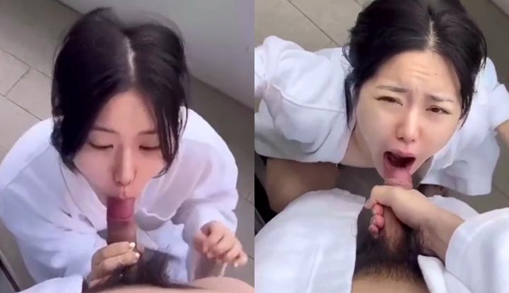 Bí mật gây rắc rối trên ban công! Nó sướng đến mức tôi xuất tinh hết vào miệng.