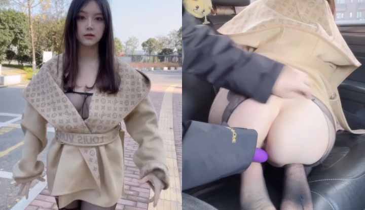 นางร้ายที่โดนเปิดเผยนั้นช่างซุ่มซน การฝึกรถเพื่อเล่นกับรูเล็ก ๆ