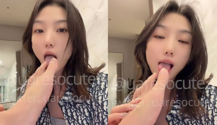 推特調教大神uare，幫主人把腳舔乾淨