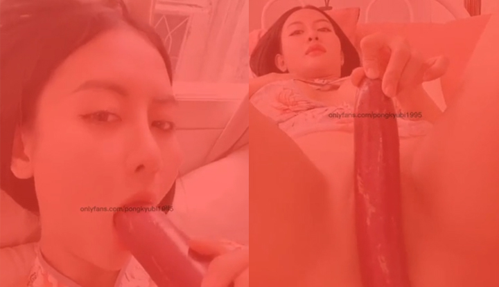 [Vietnamese] Omg, pongkyubi1995 is a real pro on this site. That big cucumber must be for some serious fun!