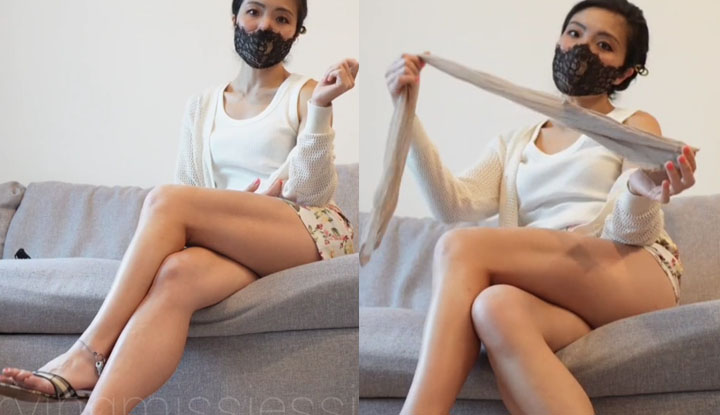 [Hong Kong] Miss Teresa Gisca, the queen of provocative words, left nothing for you ~ C235 - looks like someone who loves sweets in the shortest shorts.