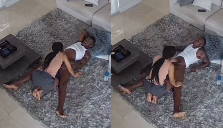 Hack CCTV camera to watch interracial couples having sex.