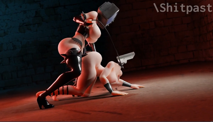 SKIBIDI PORN R34 - TV Woman has a PENIS! Oh God, someone stop her! This is truly terrible!