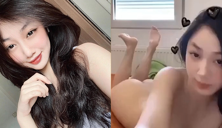 [Vietnam] Cute girl Trần Hà Linh's masturbation video leaked