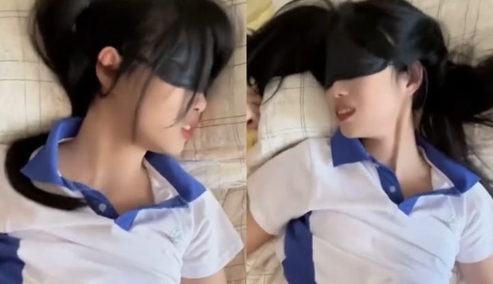 Tôi đã bịt mắt bạn gái nhỏ của mình và đụ cô ấy, bí mật ghi âm lại và cô ấy thậm chí còn không biết nó thú vị đến thế nào.