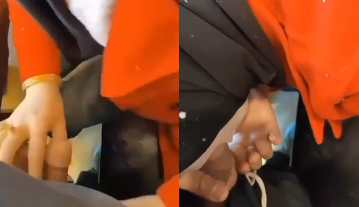 กินแท่งผักหรือแท่งเนื้อ? วิดีโอที่มีการกระทำทางเพศหรือการกระทำชำเร็จกรรมการที่ไม่เหมาะสมในร้านก๋วยเตี๋ยวเนื้อชนิดหนึ่งในเขียวไฮได้รับการรั่วไหลออกมาแล้ว!