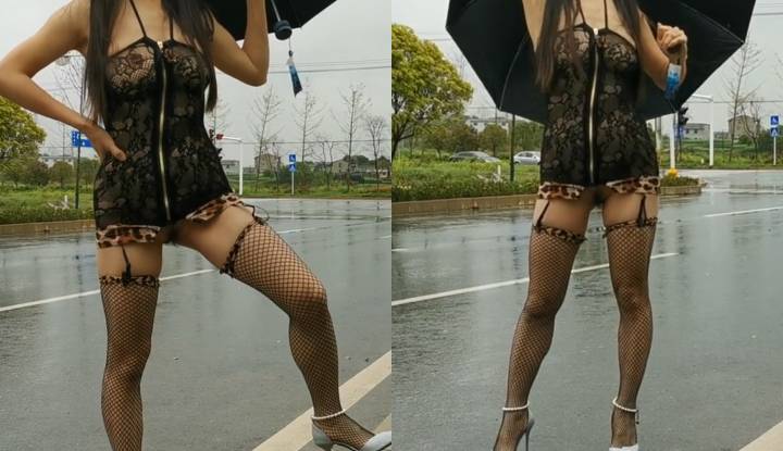 穿這樣走在路上，連鄰居都差點認不出來