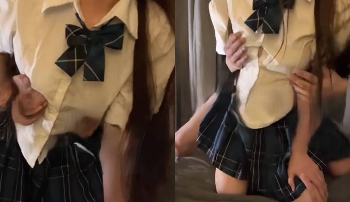 my sister wearing a school uniform made me want to sleep with her even more.