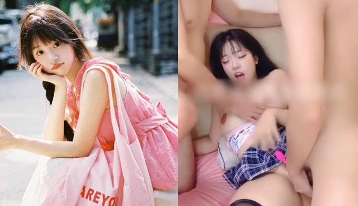 Internet challenge: 3P with a beautiful and outstanding girl, water suddenly gushes out. Is there anything stronger than this?