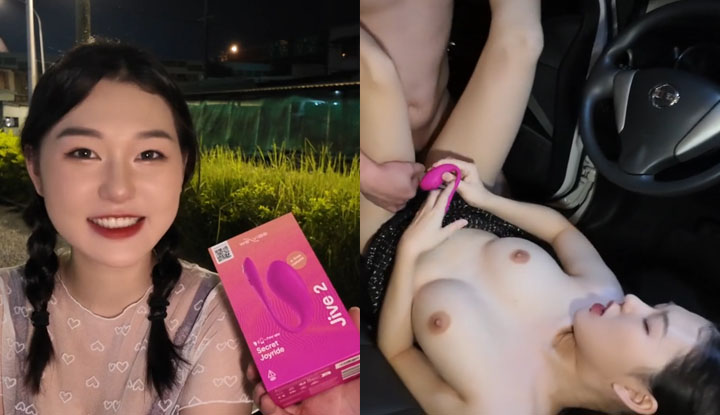 [taiwan] the whole video of remote control vibrator training in the wild real night market! i couldn't help but fucked in the car until my legs were soft and i had multiple orgasms and ejaculation