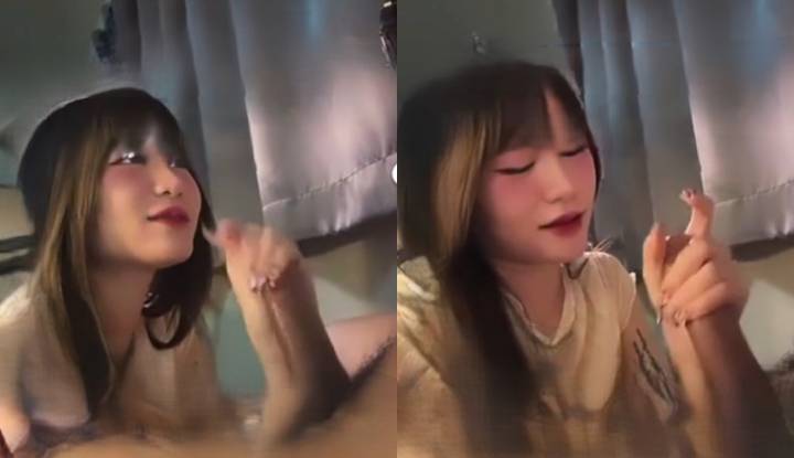 คลิปหลุดOnlyfan Accpeachyy น้องพิชไล๊สดจับผัวชักว่าวไม่ให้เย็ด ทำหน้าอ้อนควยสุดๆ ไอ้หนุ่มครางเสียวไม่ไหว ก่อนเจอชักรัวๆเร็วๆ ไม่ไหวแตกน้องพีชดูดน้ำควยจนสะอาดโครตฟิน