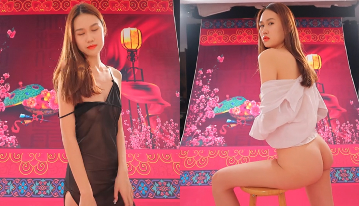 เทพธิดาฮวงฟู้ [ฮันยู]: พนักงานต้อนรับบนเครื่องบินสุดประณีตที่เผยผิวอย่างท้าทาย หวานและสง่า พร้อมภาพโคลสอัพของบริเวณอวัยวะลับที่แบ่งแยกอย่างสวยงาม นำเสนอในผลงานชิ้นเอกระดับ Ultra-HD!