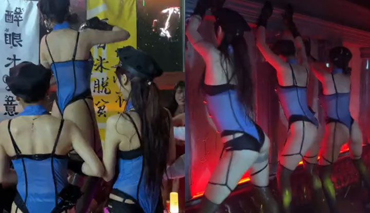 คืนแห่งความร้อนแรง! การแสดงเต้นรำสุดร้อนแรงของสาวเซ็กซี่นั้นสุดยอดจริงๆ~