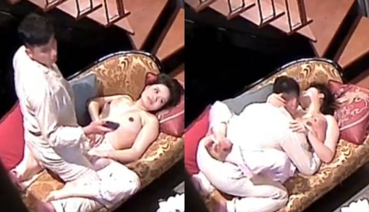 爸爸果然還精力十足，每天都還想與母親做愛