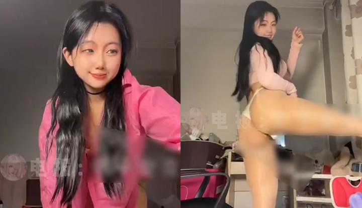 性感熱舞女孩，火熱自拍抬腿露逼