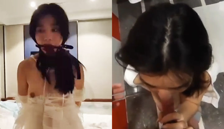 高顏值反差曝光 情侶酒店真實自拍洩密 外表高冷的美女被地裡是個任人玩弄的母狗