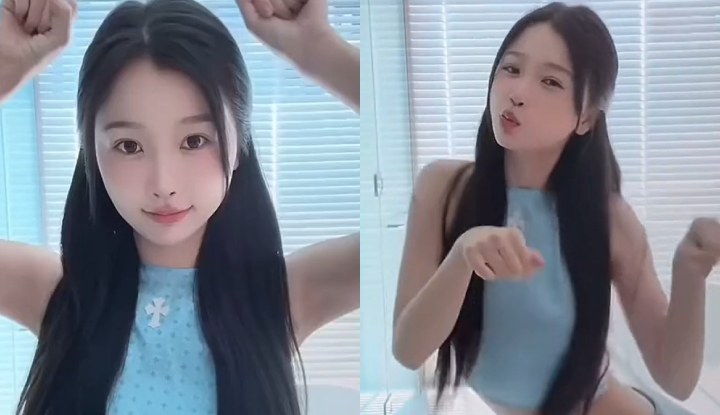 xiao jingqian was exposed in a sneaky scandal! sleeping with someone while filming a drama, her private life is extremely chaotic, informally calling herself a 'meat harvester', a special sex clip was leaked! 2