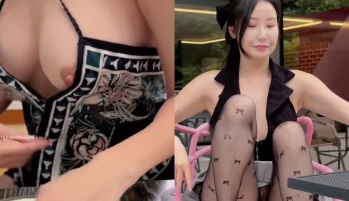 [เกาหลีใต้] อินฟลูเอ็นเซอร์ฟิตเนส Jenasis ~ เปิดโชว์อย่างกล้าหาญกลางแจ้ง เผยชัดเต็มตา หี ใต้กระโปรง! 1