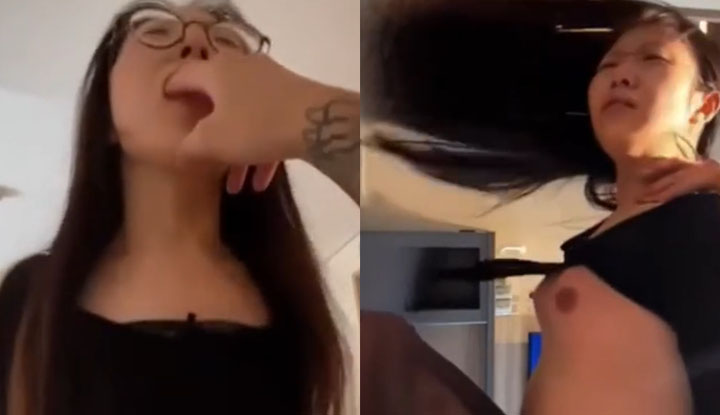 หลังจากที่ชายกล้ามโตแยกถุงเท้าดำของหญิงสวมแว่นและม้าสำหรับการเข้าจากด้านหลัง แล้วเขาสอดแทรกอย่างรุนแรงด้วยควยใหญ่ของเขา ทำให้หญิงสวยถึงจุดสุดยอดอย่างต่อเนื่องและหายใจหอบ