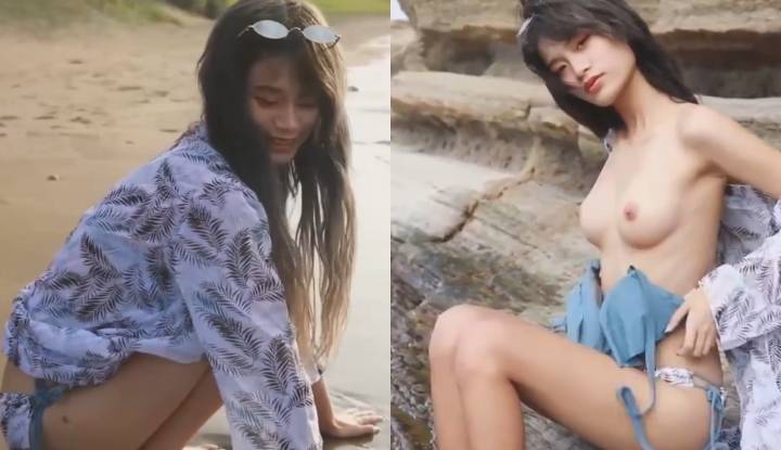 เซ็กซี่ลูกแมวป่าโชว์หีชายหาดครางเสียว ตาตุ๊กตาหวานสะกดวิญญาณ นมสวยกลมเด้งชี้ฟ้า นั่งม้านั่งหินกางหี ปล่อยคลื่นซัดรูหีเสียวซ่าน!