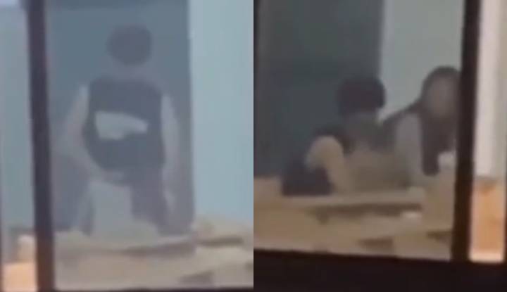 四川武侯學生妹 陸奕好 教室後入做愛被偷拍 寫淫蕩情書自曝穴緊遭內射 反差到爆！