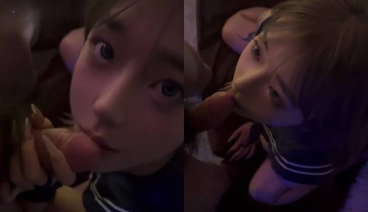 douyin female internet celebrity social good sister hookup video leaked beautiful face white tender breasts exposed face oral sex face lewd! 1