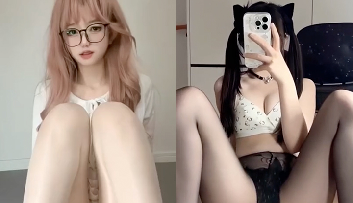 抖音高顏值雙馬尾蘿莉 草原一隻花 大尺度定製露臉私拍流出 黑絲玉足誘惑挑逗 騷首弄姿撩人心絃！