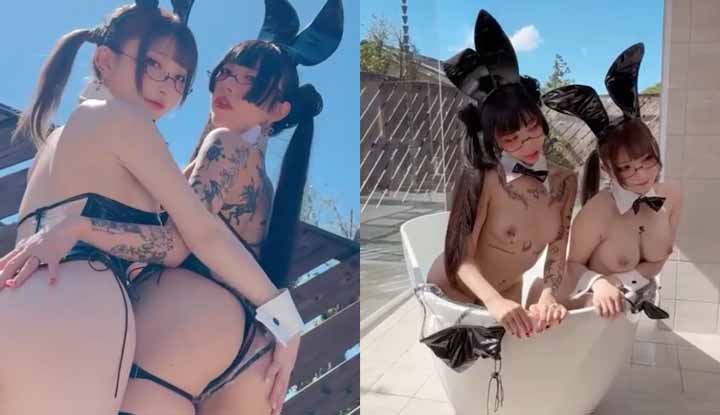 การถ่ายแบบส่วนตัวล่าสุดของ Xiao Ding Komachi, Melty Melu-OF Goddess: สไตล์คอสเพลย์สาวกระต่าย, ลูบไล้ตัวเองอย่างยั่วยวนและช่วยตัวเองต่อหน้ากล้อง, การกระทำยั่วเย้าที่กระตุ้นประสาทสัมผัส!