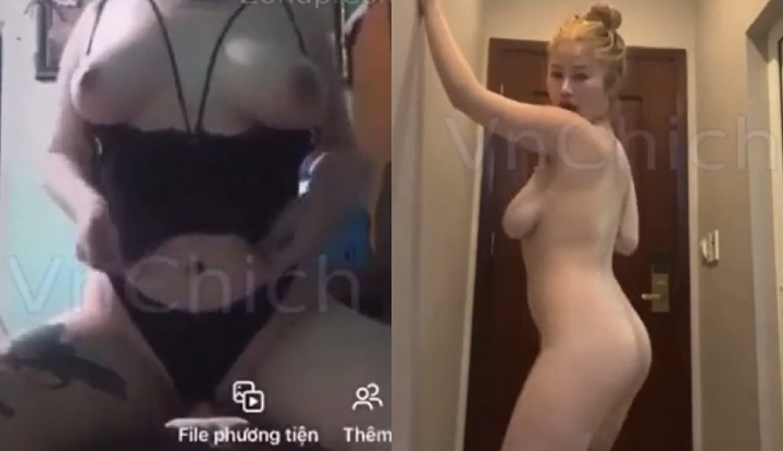 [เวียดนาม] Nguyễn Thị Hoàng Ngân - หุ่นอวบอิ่มพร้อมท่าเต้นเซ็กซี่ร้อนแรง จงใจยั่วหี สุดยอดร่าน