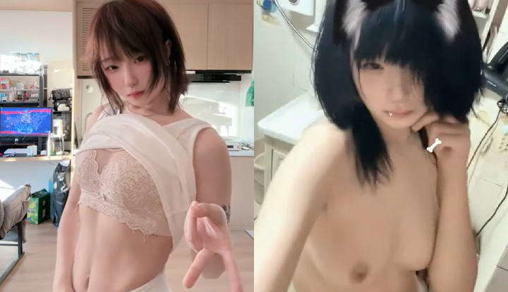 วิดีโอเต้นรำเปลือยส่วนตัวรั่วไหล: นมสีชมพูอวบอ่อนเด้งสั่นไหว, ถุงน่องขาวบนขาเซ็กซี่ยาวเหยียด, ติดใจจนถอนตัวไม่ได้!