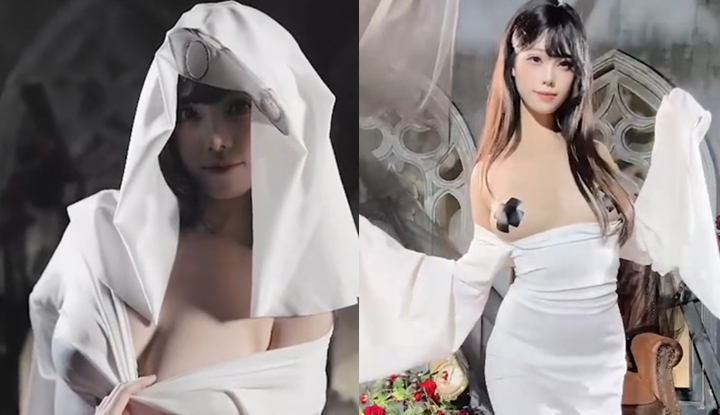 สาวเซ็กซี่สุดพรีเมียมในชุดคอสเพลย์แมวสาวฮันนี่พีช น้องสาวผีปรารถนารั่วไหลสวัสดิการจริงล่าสุด ผิวขาวนวลราวหิมะ หน้าอกยักษ์ใหญ่ ชักว่าวตอนเช้า ผีสิงปีศาจดูดวิญญาณโดยตรง!