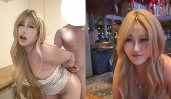 網紅小小咪異國被猛男搭訕開苞