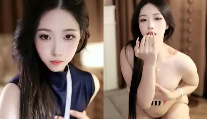 虎牙高顏值主播 阿美 萬元定製情趣丁字褲騷舞 粉嫩奶頭白虎屄 抖奶扭腰頂胯 太會勾人了！