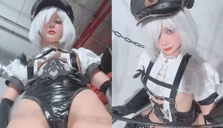 slave to ultimate pleasure, poppachan disguised as juri, seducing to the extreme | gear up, spanking and shaking like a frenzy with one word | gear up, rubbing pussy and shaking dick, exploding!