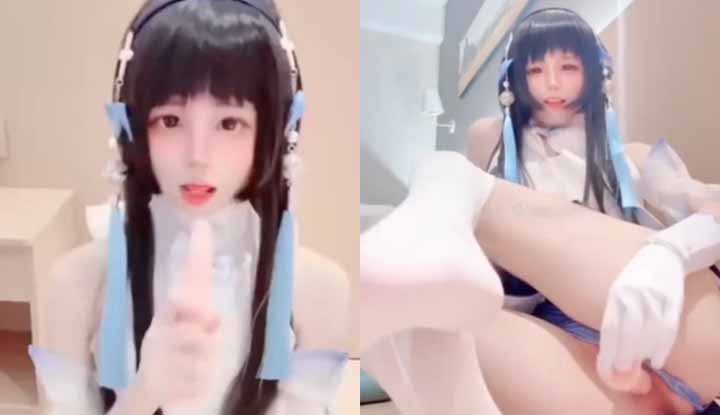 ติเออร์ มิดง ลูกห่านน้อย คัสตอมเอ็กคลูซีฟ คอสเพลย์ Honor of Kings ติ娜 ซีซือ ชุดยูนิฟอร์มผ้าบางขาว สุดน่ารัก! คริสตัลดิลโด้สอดหีช่วยตัวเอง น้ำเงี่ยนไหลทะลักเยิ้มไปหมด!