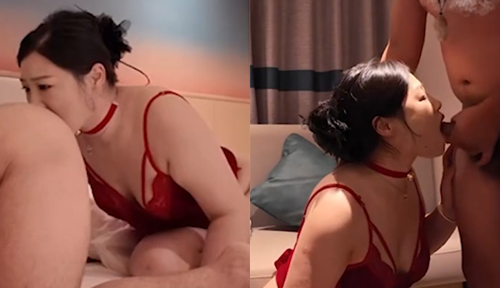 su beiji, a young woman wearing a collar and bell, was brutally fucked into a lowly bitch, performing oral sex and deep teasing, ejaculating thick semen into her mouth and becoming a container for semen!