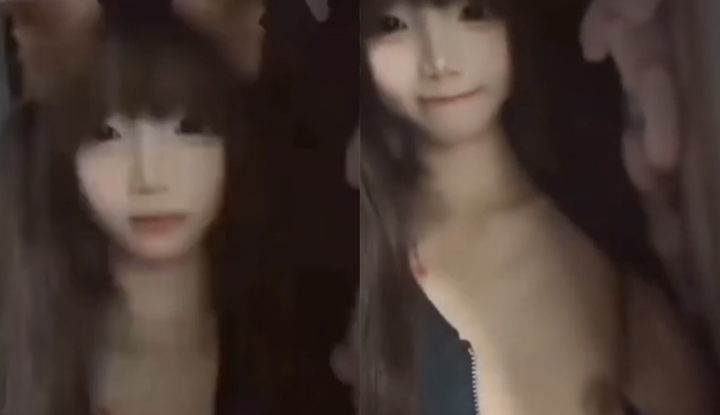 快手B站38萬粉網紅 小魚大王 49秒漏奶視頻 乖巧蘿莉在金主面前如此下賤 猶如母狗全網跪求！