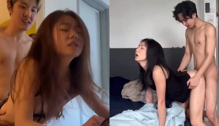 qingdao's li ye, a woman with a stark contrast to her boyfriend, has had her true face exposed in a leaked video with him. her appearance is innocent off-screen but seductive on-screen – a shocking contrast!