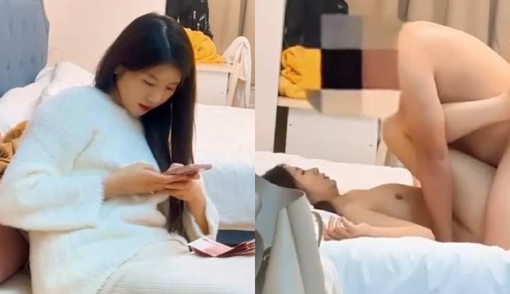 a petite, innocent-looking girl with a bouncy butt in sizzling hot stockings: her tight, wet, pink pussy is dripping with fluids, getting fucked in multiple positions with nonstop pounding, screaming in pleasure and climaxing repeatedly, becoming a full-fledged horny girl on the bed!