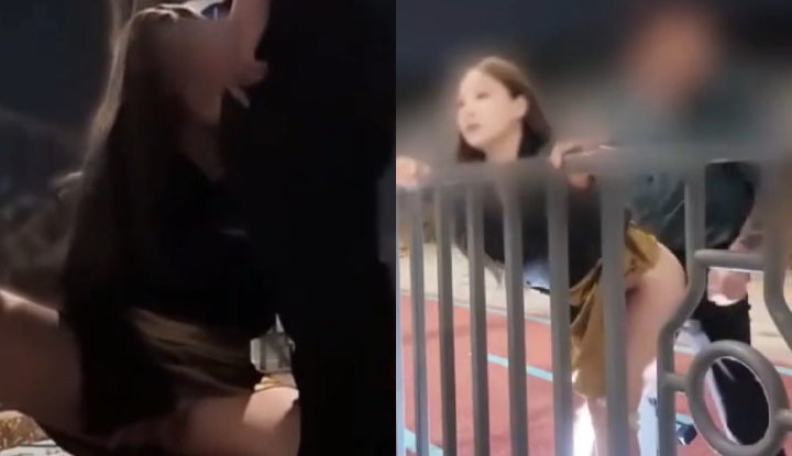 海角大神 御姐小姨李老絲 獎勵粉絲野戰 馬路邊隨地大小操 足交調教牽雞巴逛