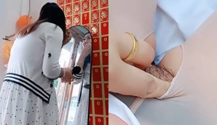 與鄰家姐姐第一次出遊就看見她在玩穴