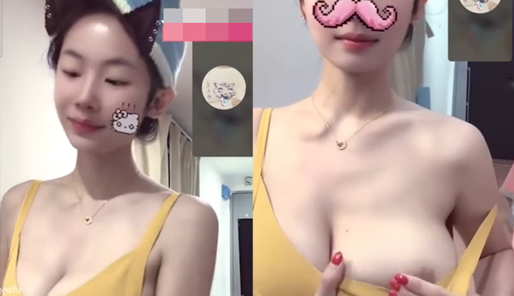 ดอยอิน มินิอินฟลูเอนเซอร์ ฟางหยวน เบบี้ แชทเปลือยกับ ฉุย อี้ต้า 54V1 หน้าอกใหญ่เพิ่งอาบน้ำเสร็จ น่าดึงดูดมาก