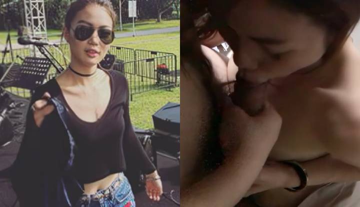 某樂團女主唱私底下在床上淫蕩的一面