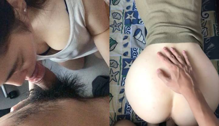 在卫生间裡毒龙服務，最後無套後入美穴抽插