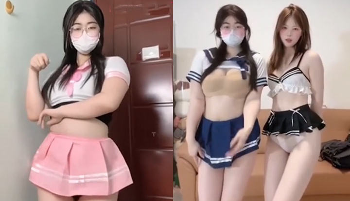 Douyin อินฟลูเอนเซอร์ 280k แฟน Er Wen Yu คอลเลกชันเต้นรำยั่วยวนแบบกำหนดเอง ร่างกายอวบอิ่ม เต้านมใหญ่ สะโพกอวบ สั่นไหวยั่วยวน