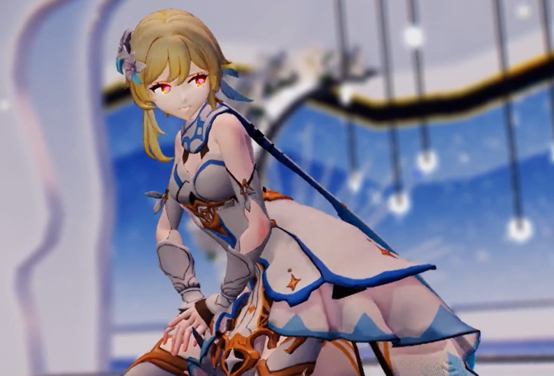 (Genshin Impact) Ganyu and Lumine x Butterfly and Insects - Chocolate Cream