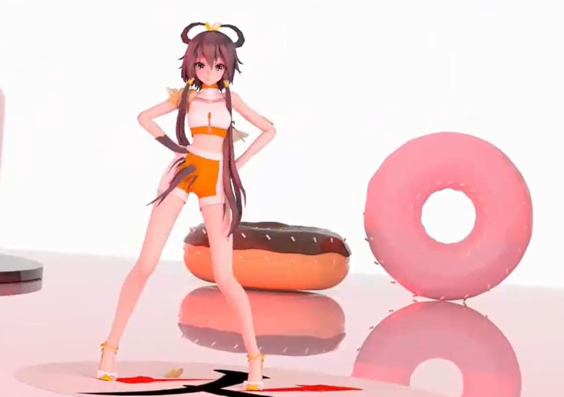 【洛天依】拜拜，甜甜圈！！