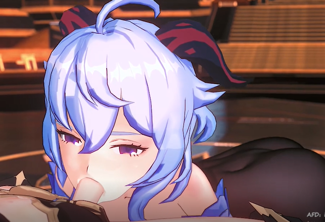 Genshin Impact-Ganyu Blowjob