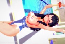 グリットマン永遠のアイドル、六花ちゃんのスクール水着での絶対ヌカせるダンス